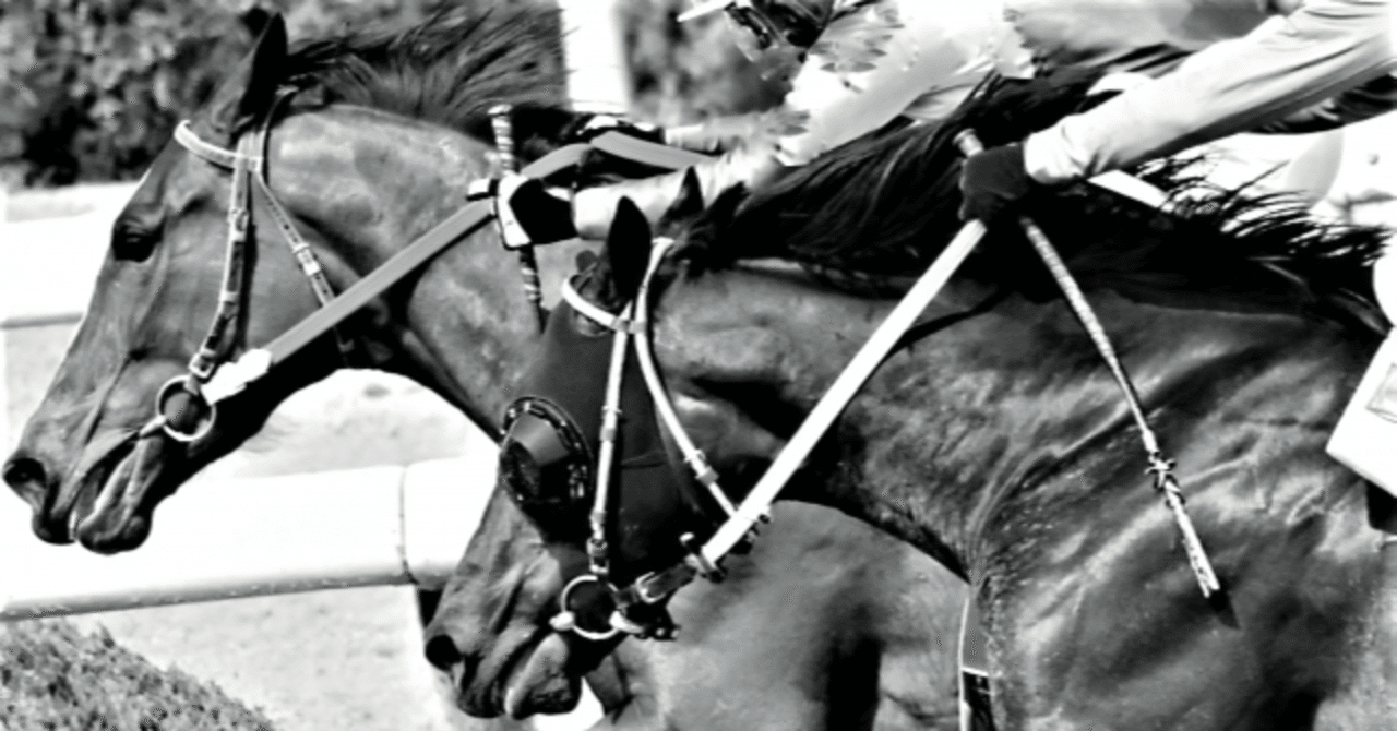 競馬パネル：トウショウボーイ「1977年 第7回高松宮杯」※白黒４角 競馬パネル：トウショウボーイ「1977年 第7回高松宮杯」※白黒4角