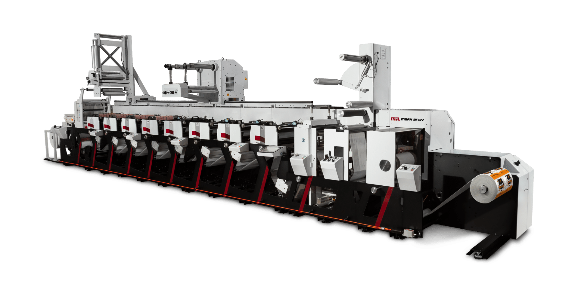 RFIDラベルの印刷製造ーMark Andy社の最新フレキソナローウェブ印刷機