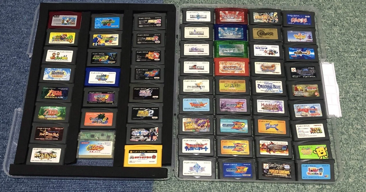 ゲームボーイアドバンス GBA ソフトケース 10個 保管 貧しい 収納 保護 