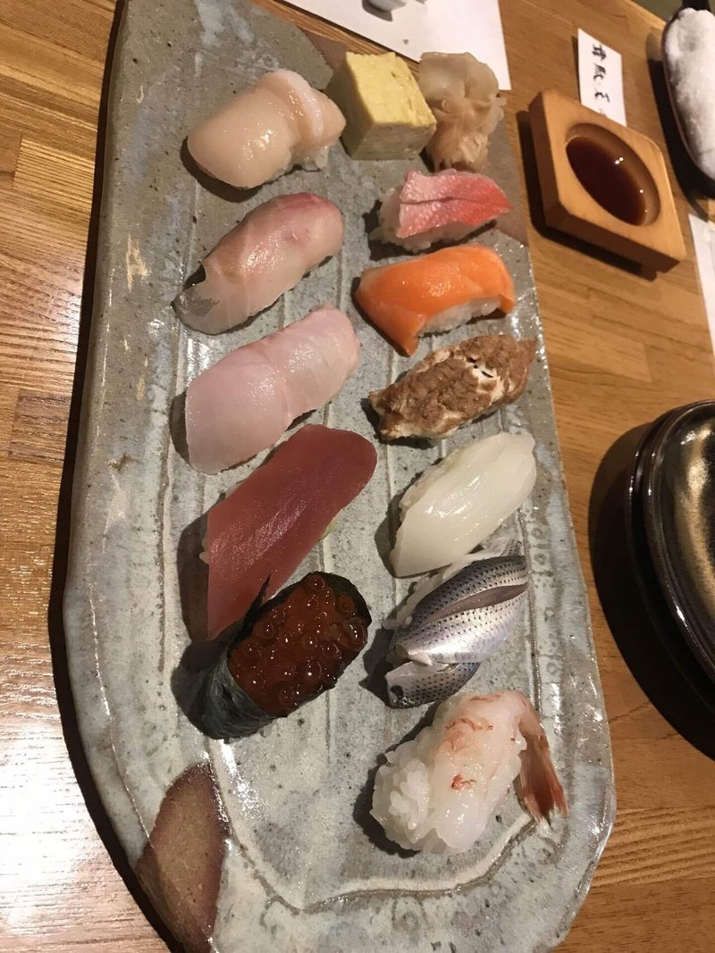 寿司はネタ最高。シャリは柔らかめ。