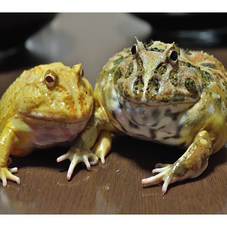 クランウェルツノガエルの写真 Ceratophrys Cranwelli Photo Yohaku Photo Note