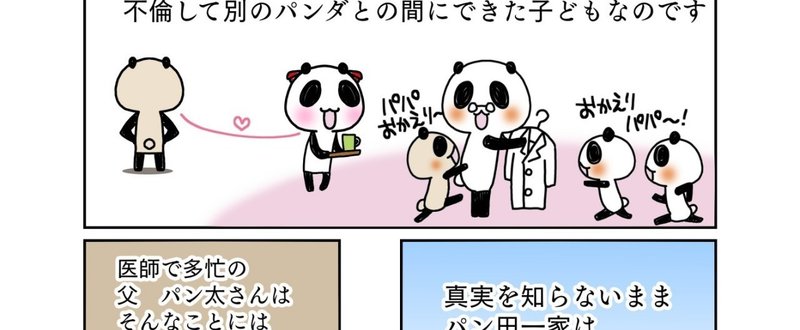 『養育費請求と権利濫用』をマンガで解説。　生物学上の父親ではないのに養育費はもらえるの？