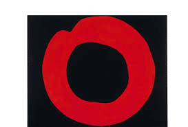 具体美術の主導者 吉原治良の 洗練された美学「円」の作品を高く評価し