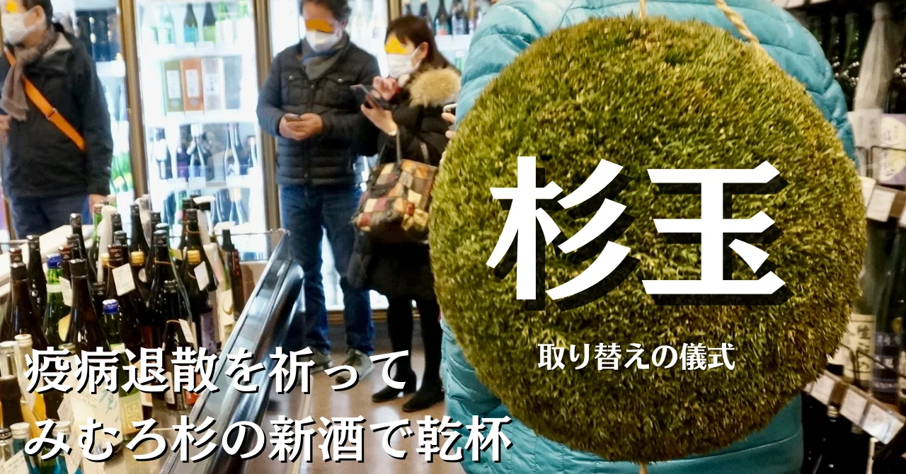 杉玉」に1年の願いをこめて 【横浜君嶋屋】の杉玉交換式&みむろ杉