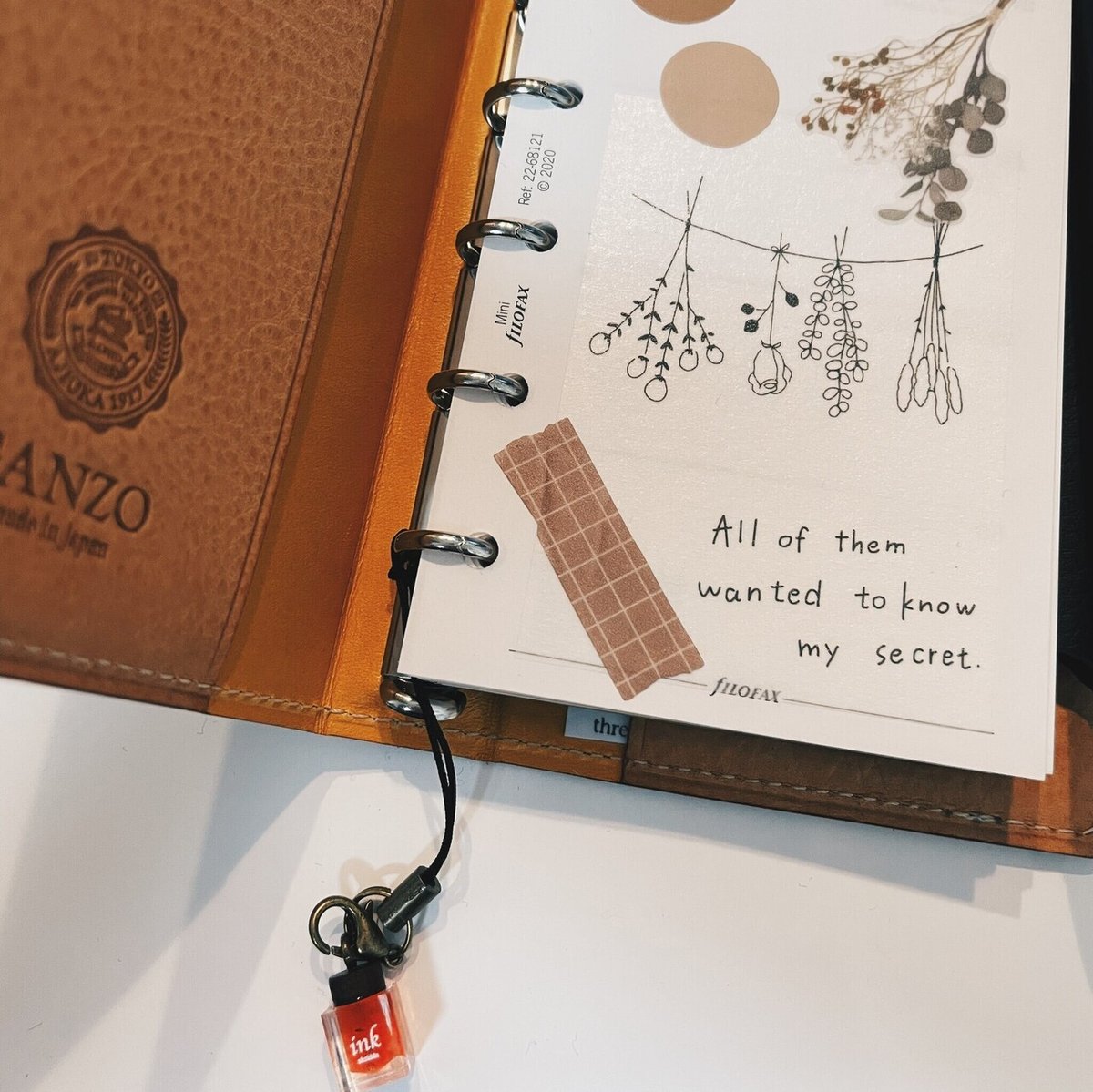 GANZO（ガンゾ） システム手帳バインダーミニ　ブラック GANZO（ガンゾ） システム手帳バインダーミニ ブラック THIN BRIDLE