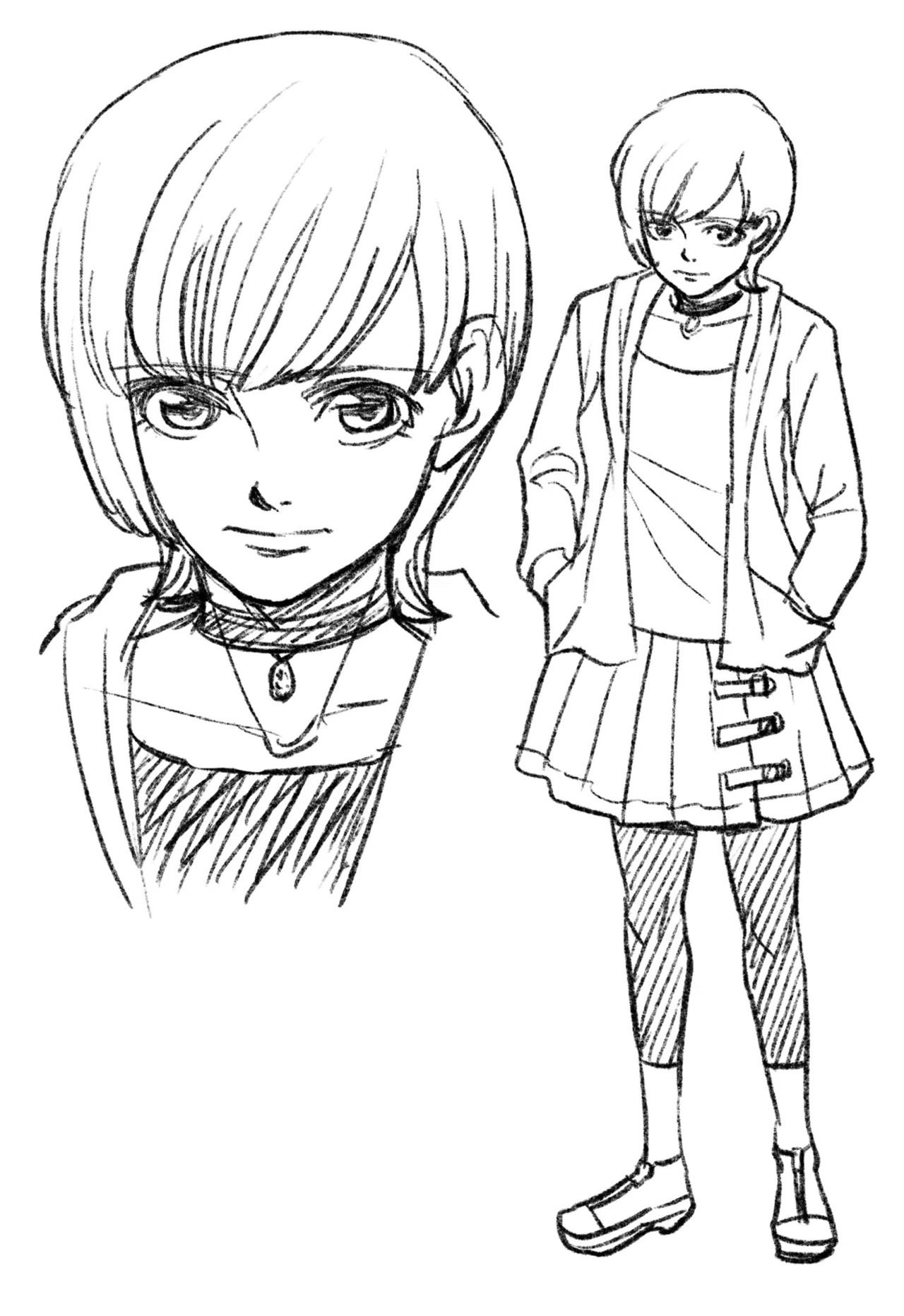 花子さんdeadend主人公デザイン中 樹生ナト Note