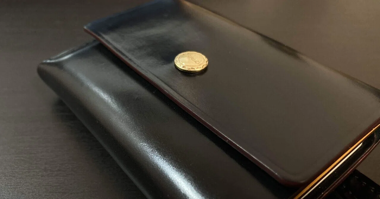GANZO SHELL CORDOVAN 2 (シェルコードバン2)三つ折り財布｜chanco_penco