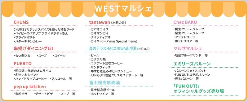 WESTマルシェMAP