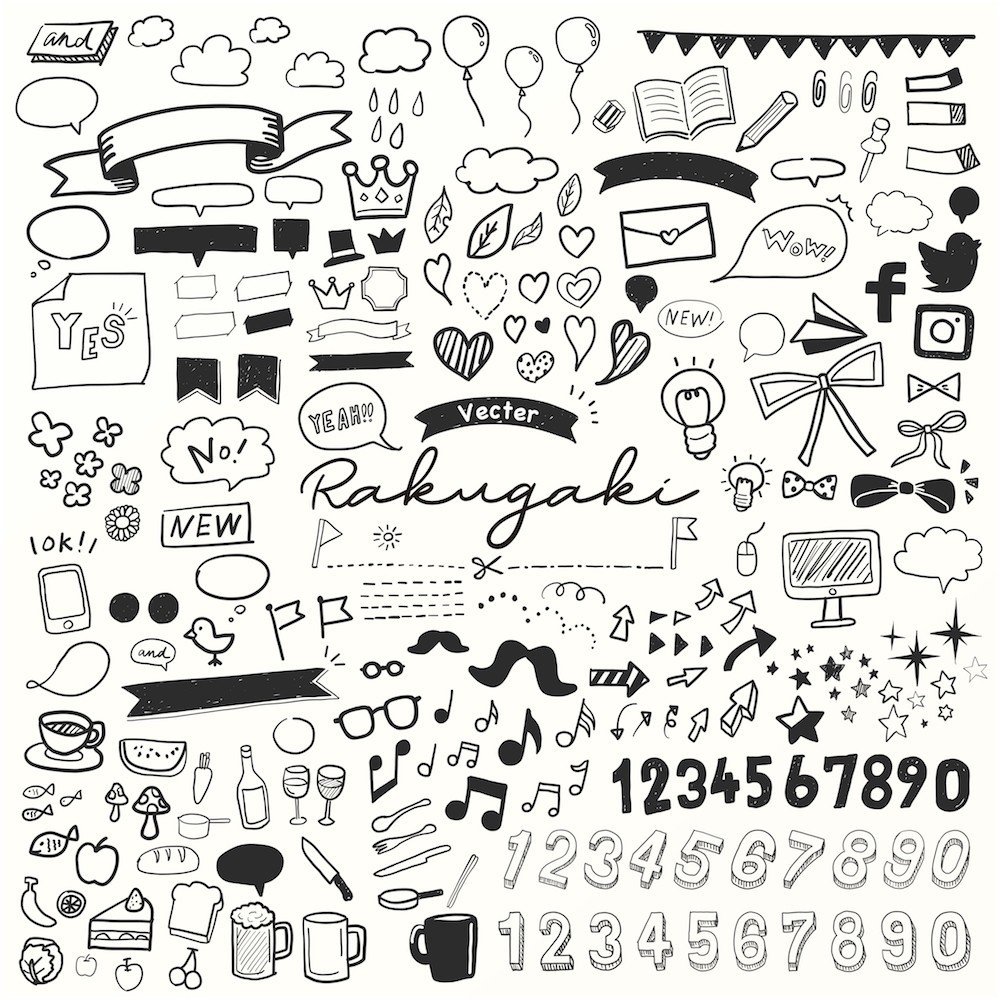 商用可 手描きベクター素材詰合せ イラレ職人 コロ Note 商用可 手描きベクター素材詰合せ イラレ職人 コロ Note