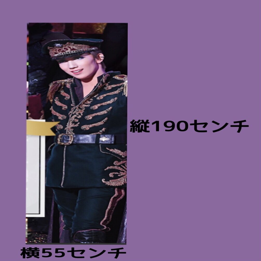 宝塚 真風 涼帆 等身大タペストリー 宙組 宝塚 2021年 宝塚歌劇団 宙組