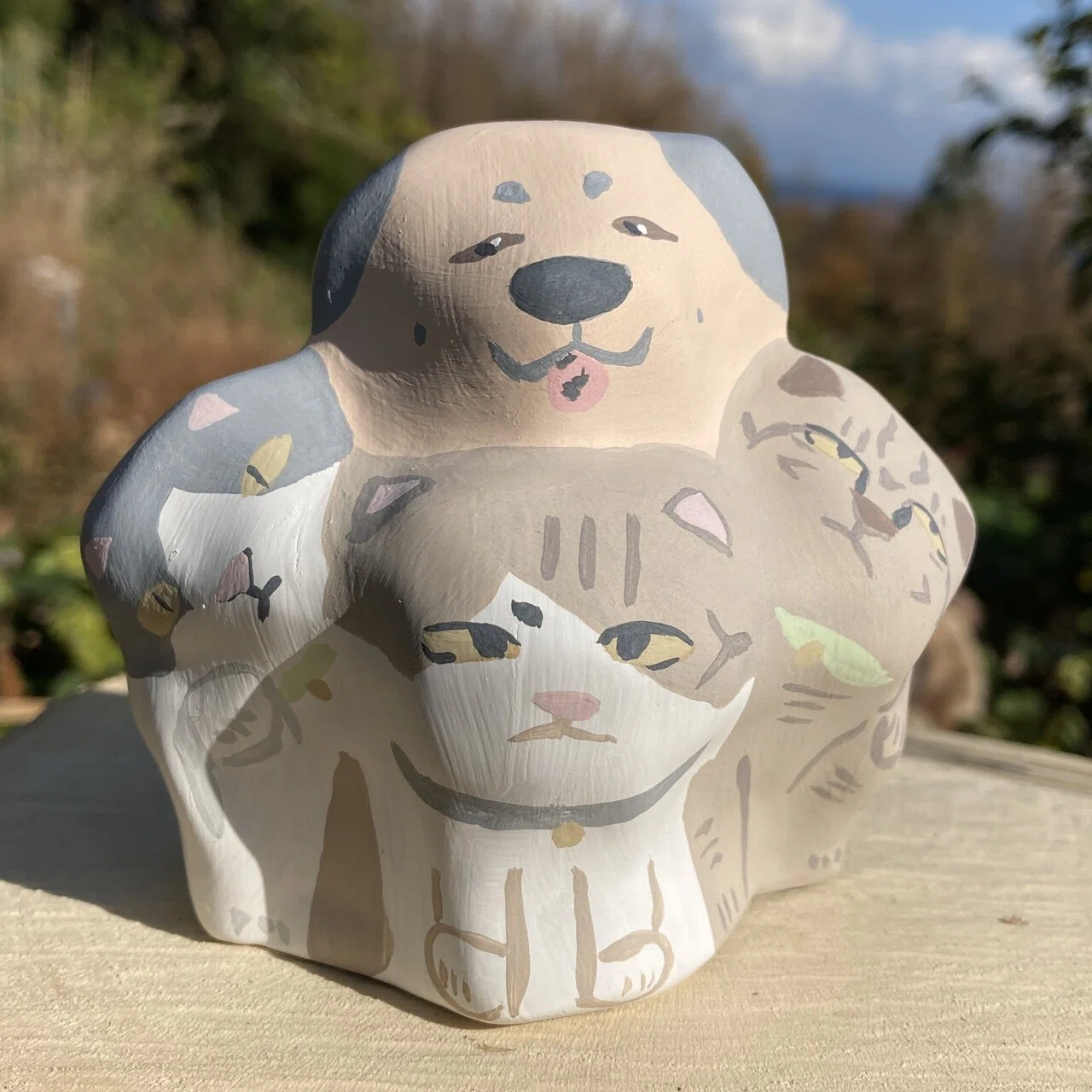 猫と犬の張り子つくってみた！｜鼠の王国製作所