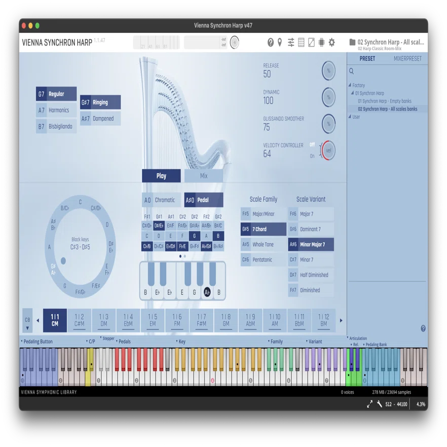 Synchron Harpを購入してハープ動画にびっくり｜Ralatalk