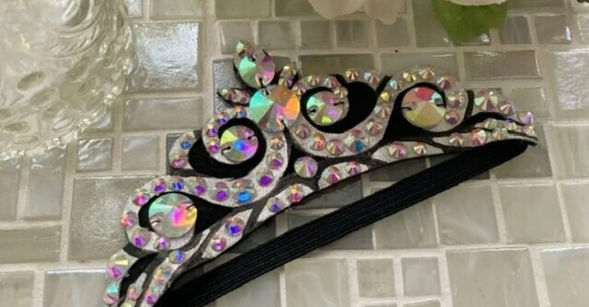 新体操髪飾り作り方①:ティアラベース｜sui 