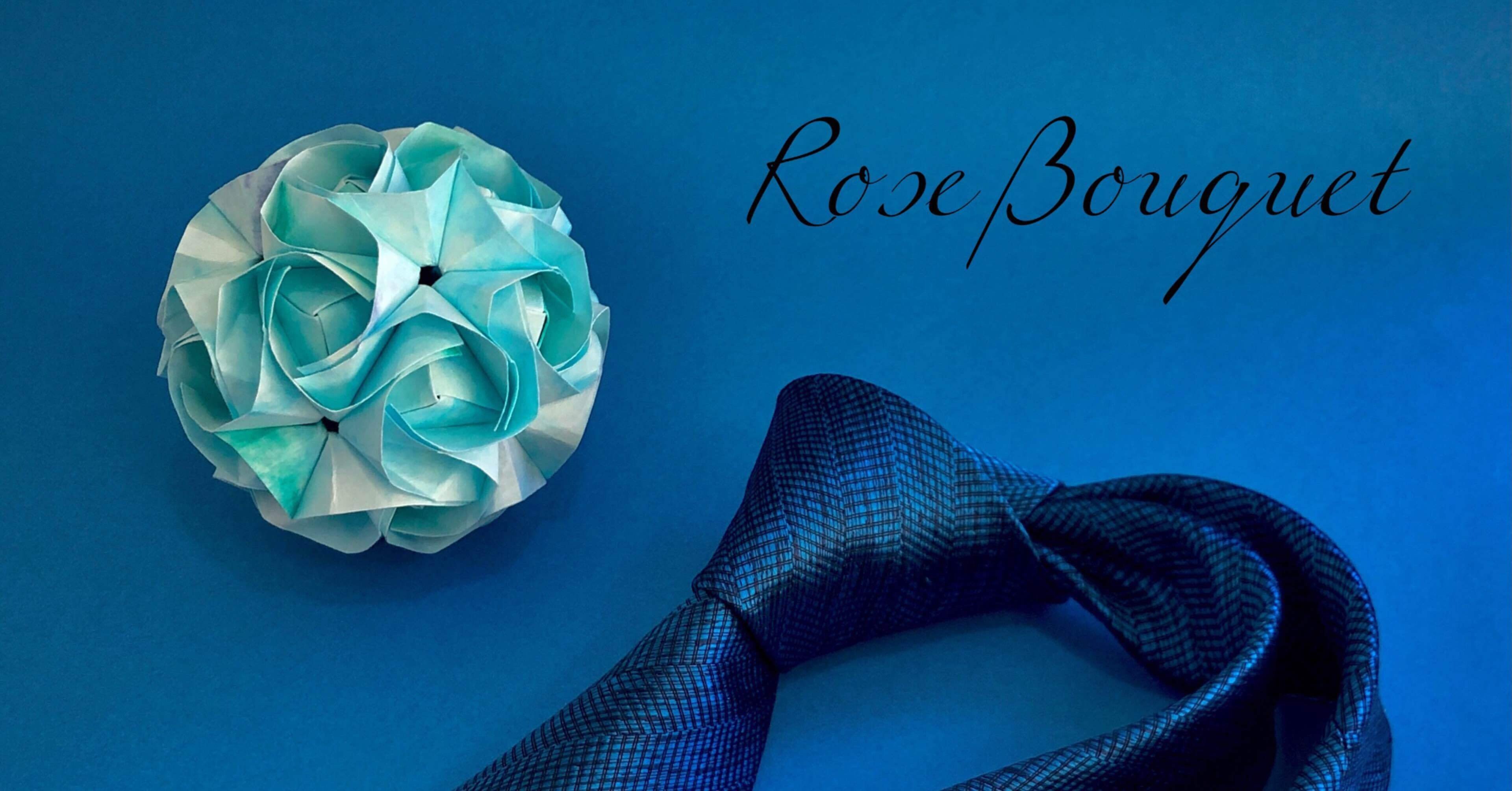 彩雲紙×青いバラ・第2弾「ローズ・ブーケ」／