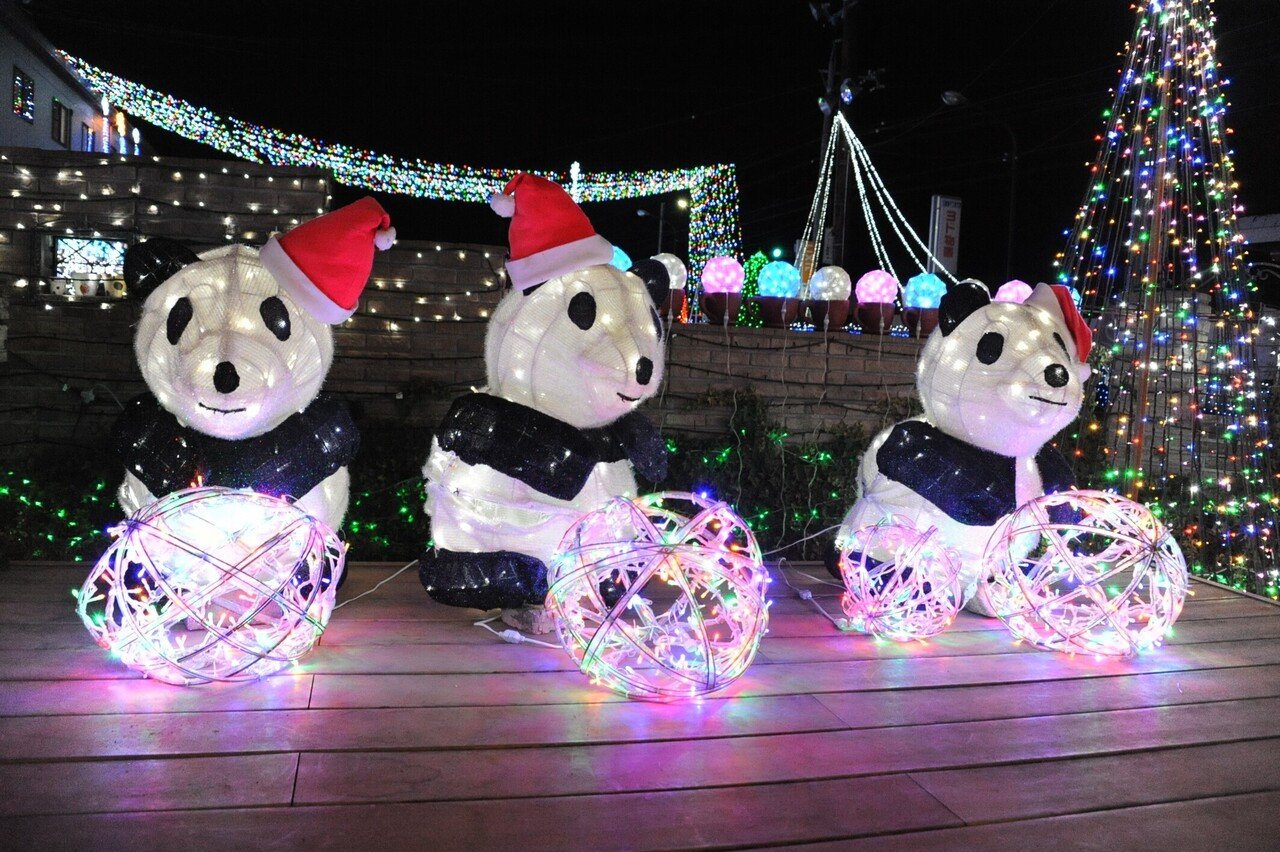 ほどよく田舎。のクリスマス～イルミネーション綺麗だよ～｜長野県東御