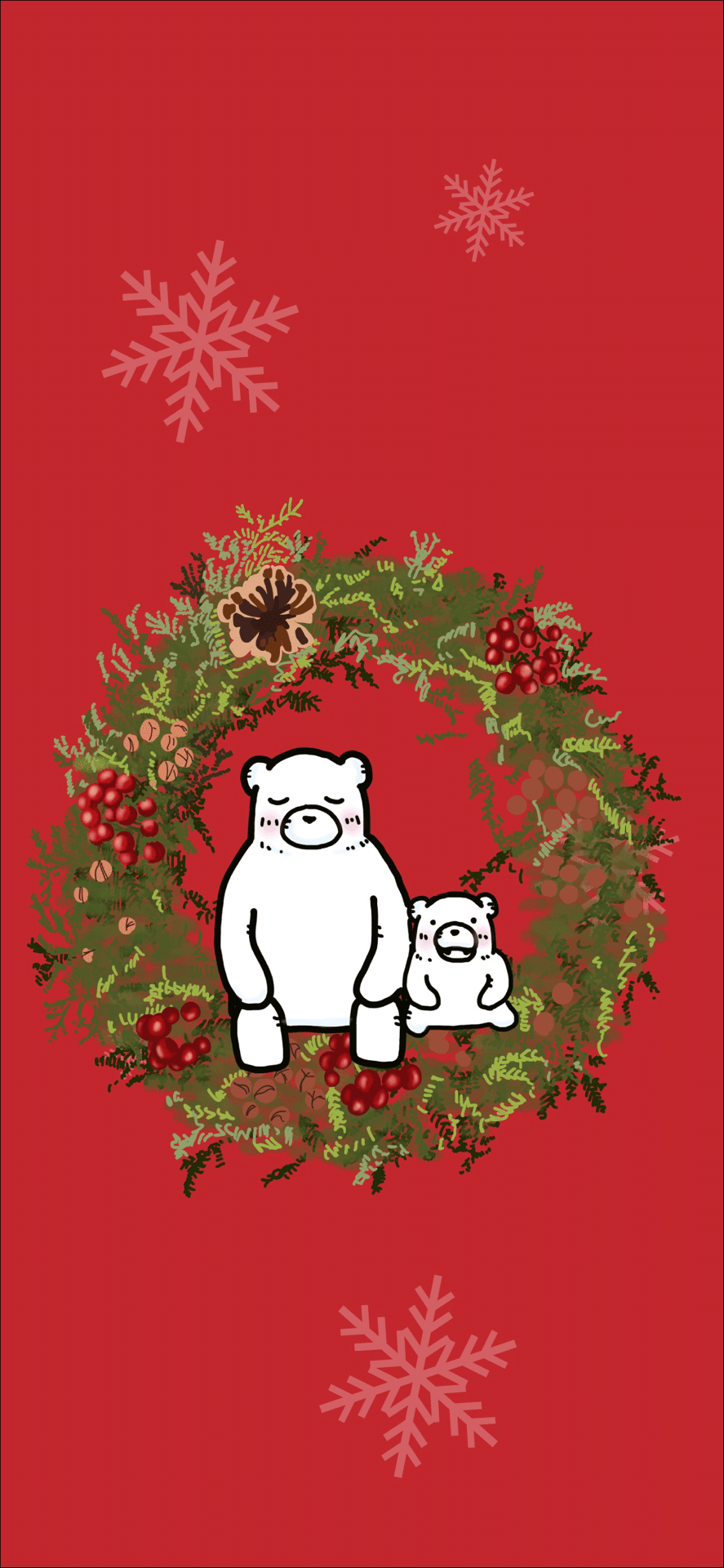 クリスマスの壁紙です 白熊便利軒 Jose Note