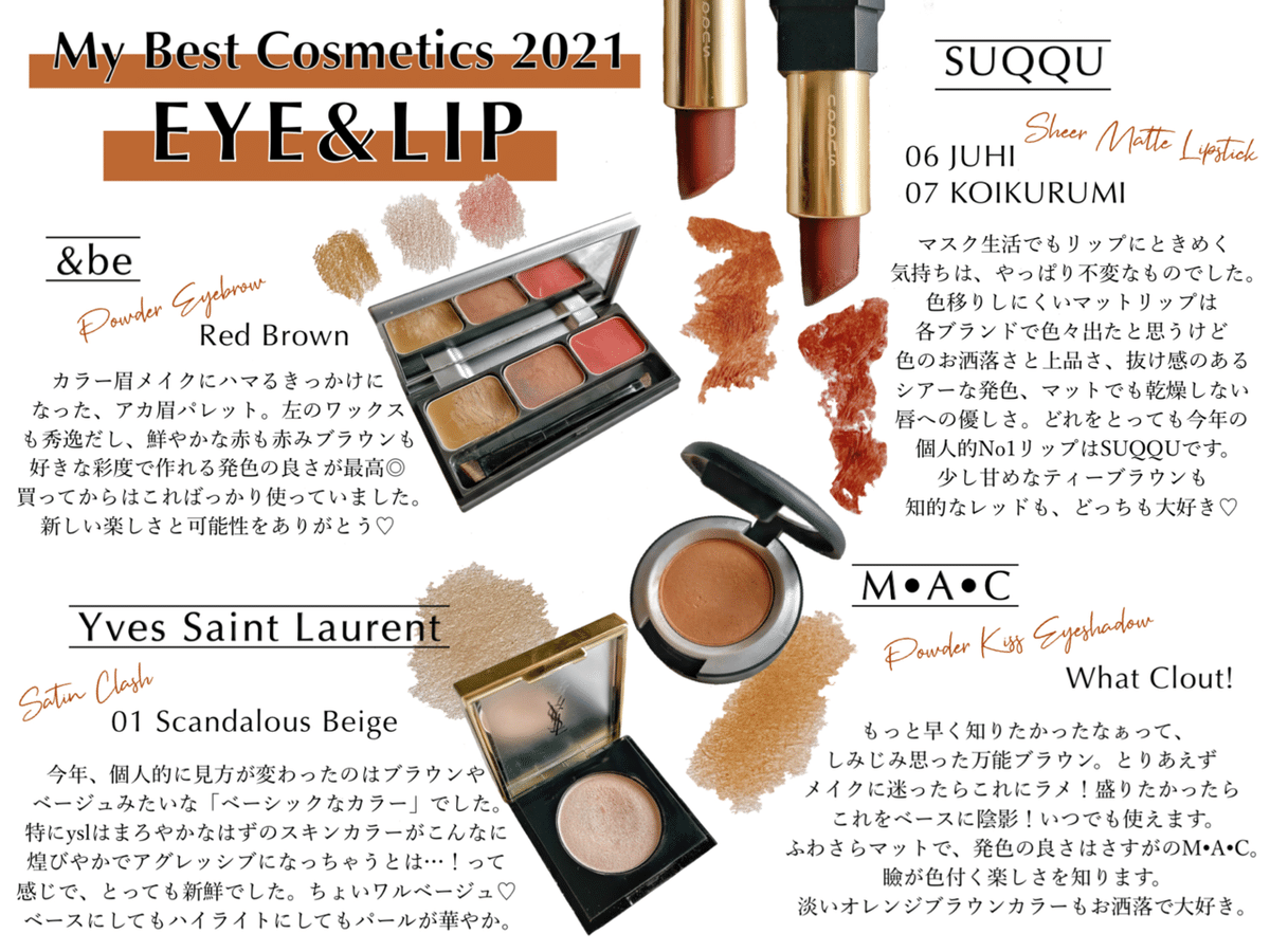 ベスコス】My Best Cosmetics 2021｜青木 由宇 𝑌𝑢𝑢 𝐴𝑜𝑘𝑖