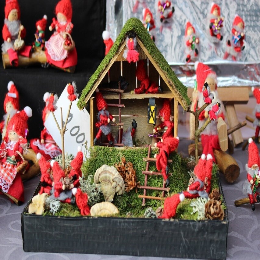 本場のスエーデンアーチストが制作した　クリスマス　リース 本場のスエーデンアーチストが制作した クリスマス リース