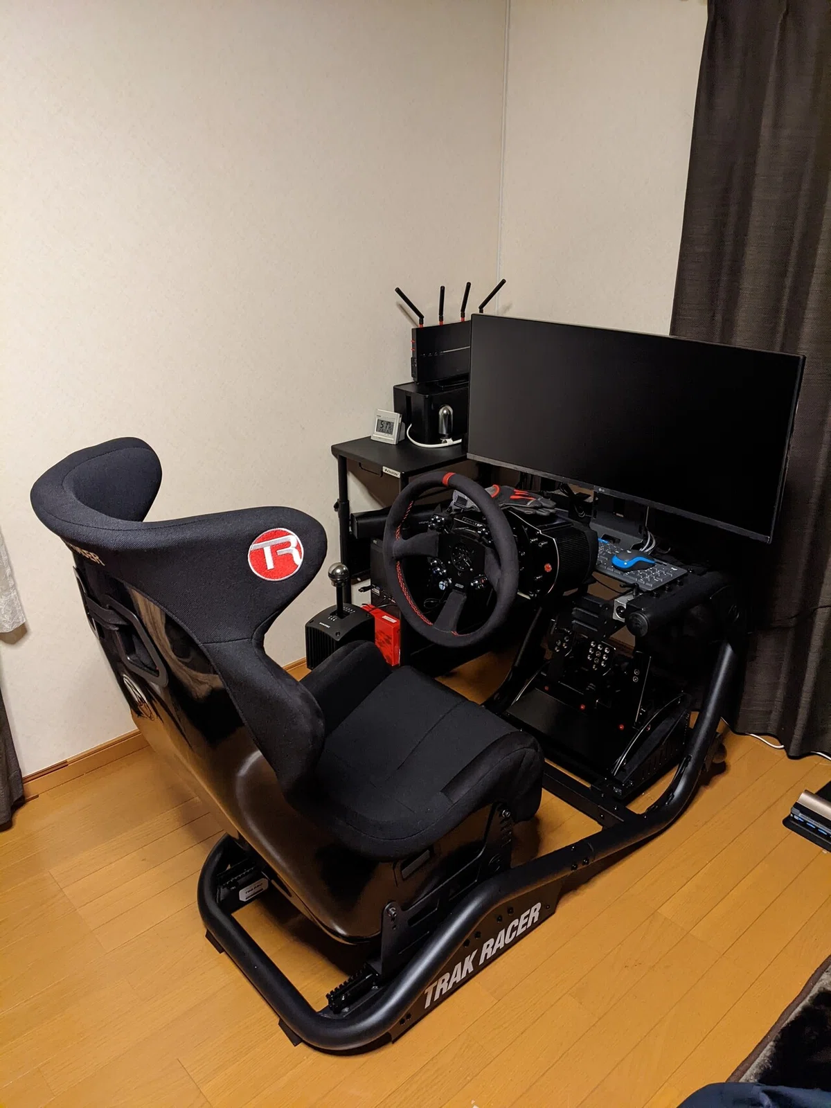 ハンコン 儲けれ コックピット Trackracer thrustmaster