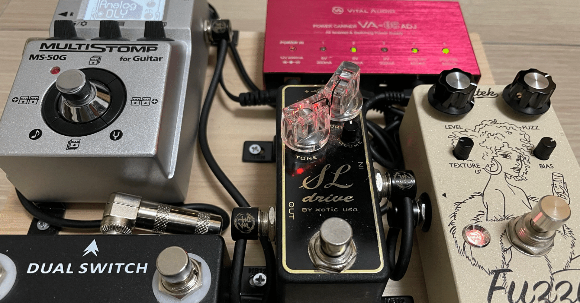 私史上最小のペダルボードをただただ自慢したい｜いそかわ