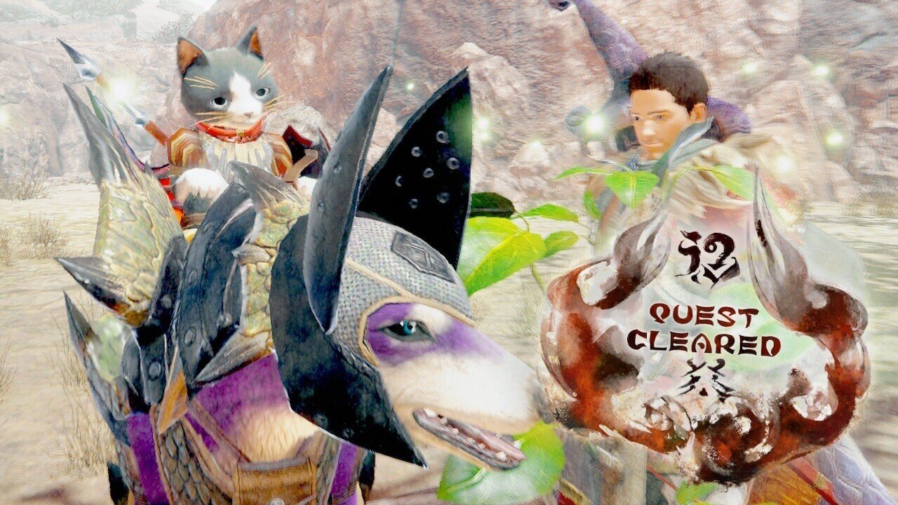 過去作でプーギーにアイルーがロデオできた時があったみたいに あれ可愛かったよなあー ガルクにアイルーが乗っかれるようにならんかなあー とか 映像とかクエストクリアの時にはあるんだし 公式でもそうい コガ Note