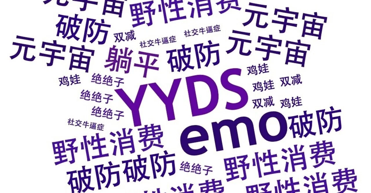 2021年中国流行語トップ10!! (YYDS、我emo了、元宇宙など)｜チャイトピ