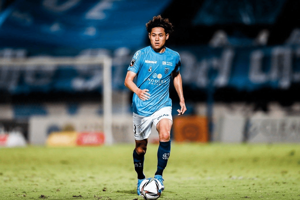 横浜FC 選手着用 (実使用) 【袴田裕太郎 ユニフォーム】サッカー