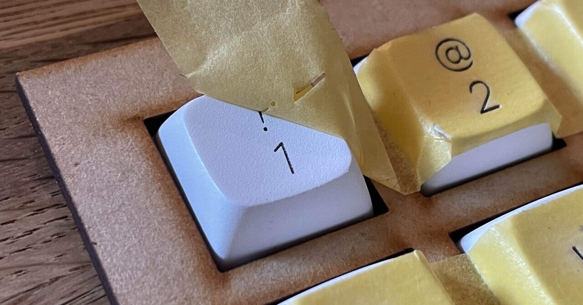 レーザー刻印でオリジナルキーキャップを作る｜robert yamamoto 