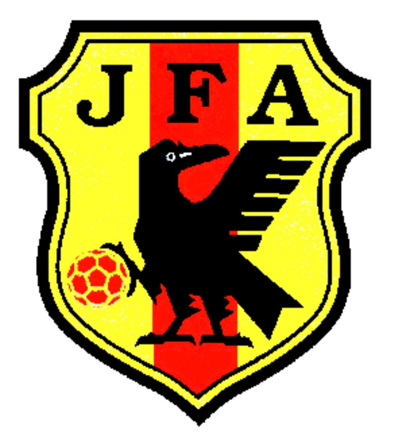 超稀少★JFA 日本サッカー協会 古い徽章 八咫烏のシンボルマーク 昭和 バッジ 超稀少☆JFA 日本サッカー協会 古い徽章 八咫烏のシンボルマーク