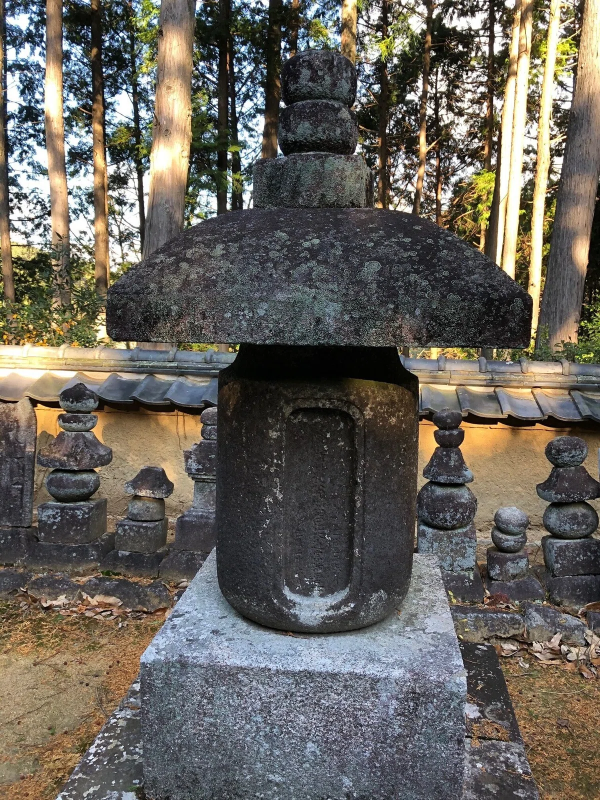 柳生石舟斎墓標_柳生街道