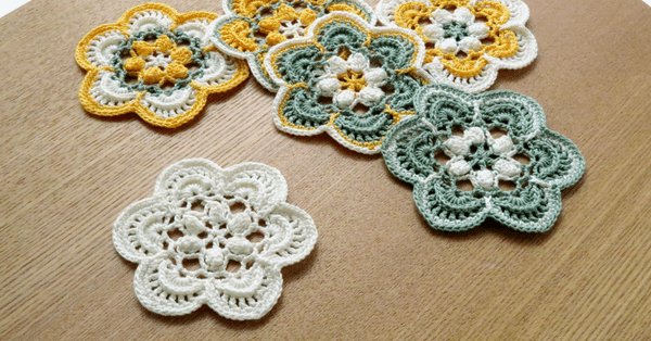 ドイリーの編み図｜笠石あき--かぎ針編み・レース編みの編み図｜note