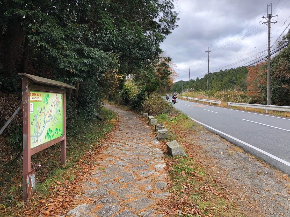 国道との分岐_柳生街道