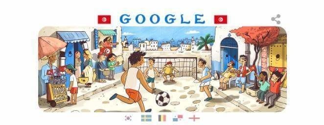 チュニジア Google W杯のイラストが可愛すぎる問題 Minori Note