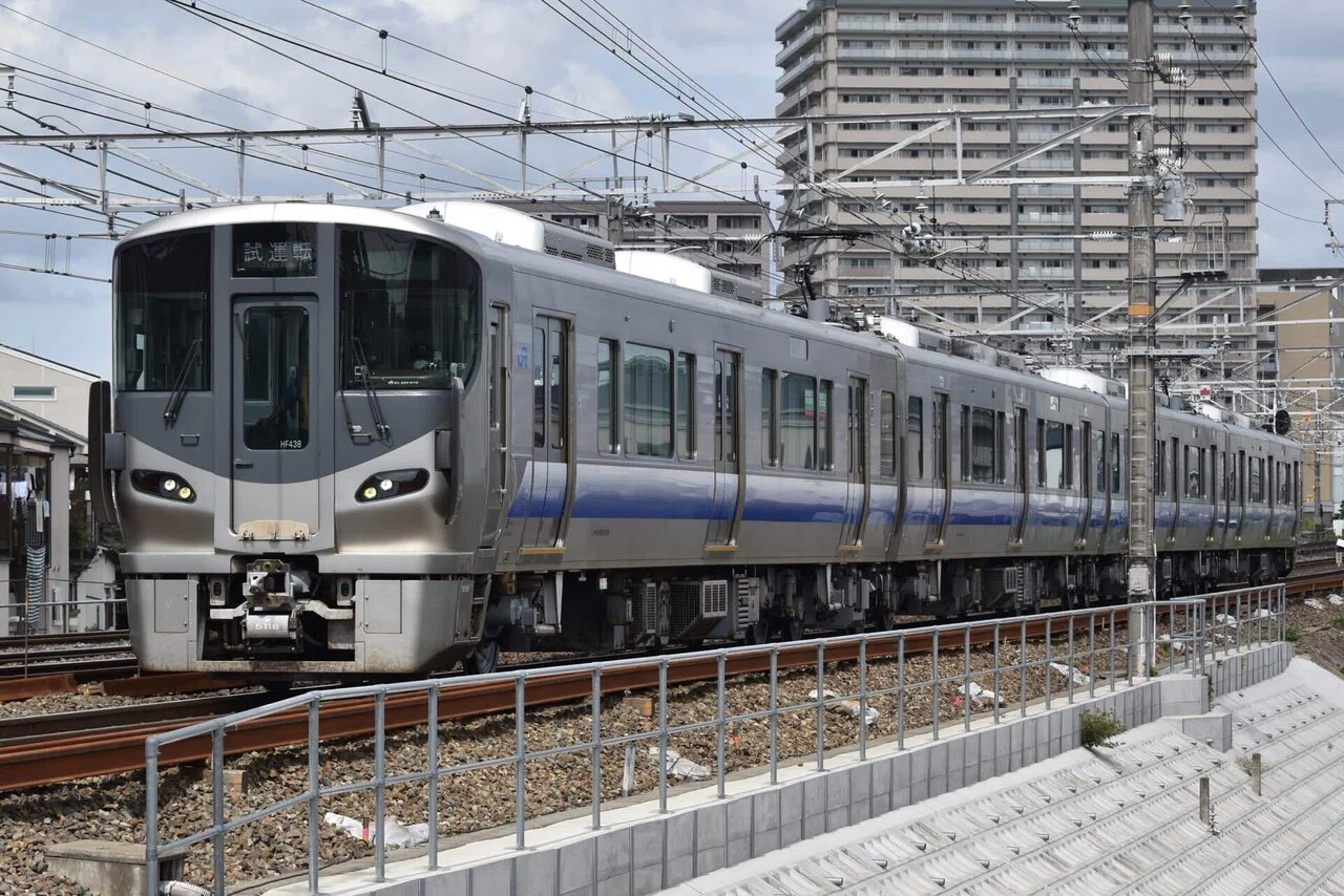 225系HF438編成 本線試運転｜はんわ