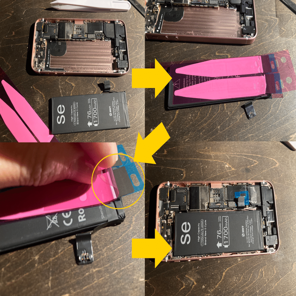 DIY -iPhone SE（初代）のバッテリー交換メモ-｜ひかさん🍺 『木の名刺