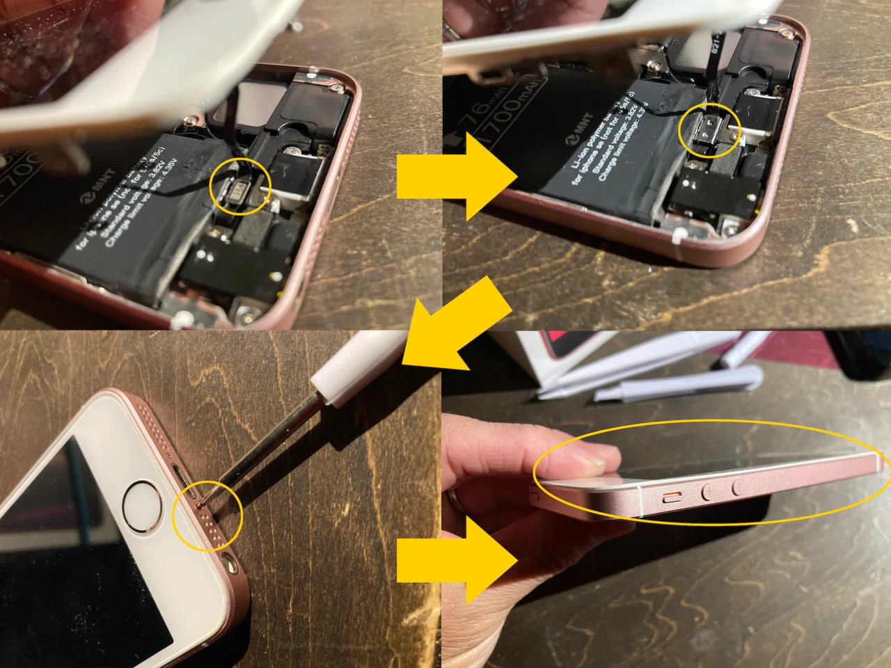 DIY -iPhone SE(初代)のバッテリー交換メモ-|ひかさん🍺 『木の名刺 DIY -iPhone SE(初代)のバッテリー交換メモ-|ひかさん🍺 『木の名刺