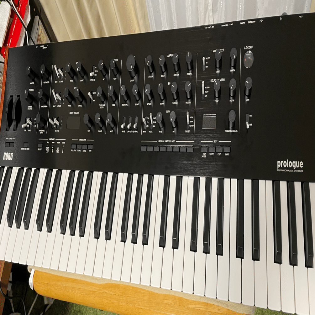 前回の反省】KORG prologueのある生活1週間目、ちゃんとレビュー