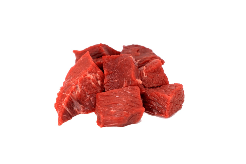 肉塊→細切れ肉→ミンチ→プロテイン