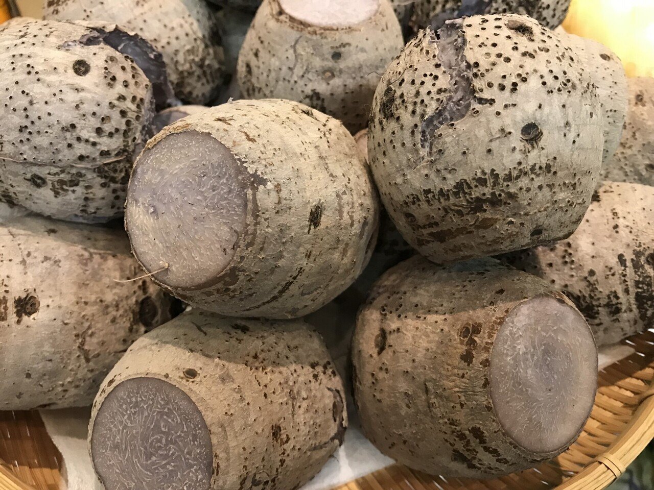 縁起物食材 沖縄の 田芋 沖縄料理研究家 宮澤かおる Note 縁起物食材 沖縄の 田芋 沖縄料理研究家 宮澤かおる Note