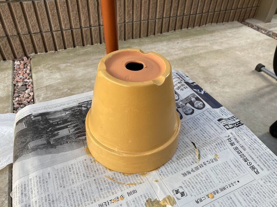 DIY】素焼きの鉢にペイントをしました｜Shisui281