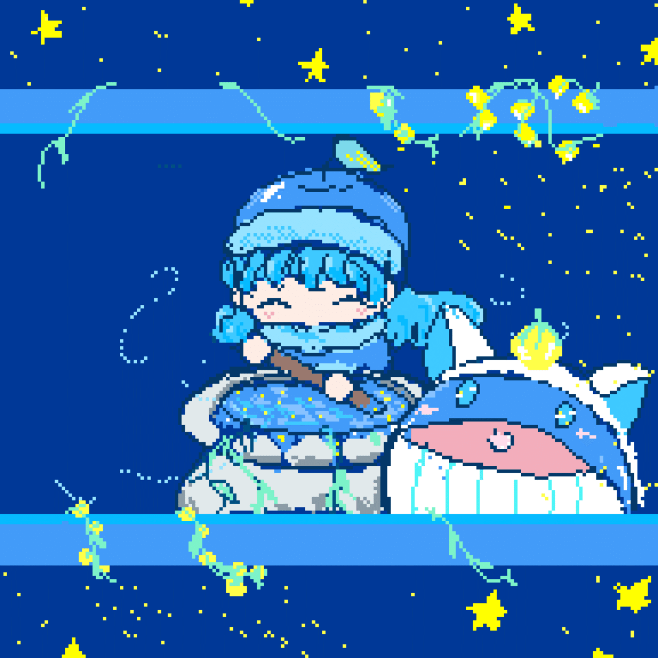 まったりおえかき日和 その33 星に願いを からなしジュリア 幻想的な絵を描きたい Note