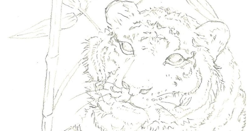 動物の塗り絵 笹 Snow Note