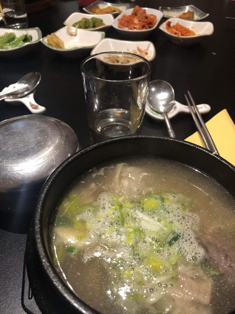 タッカンマリと韓国料理