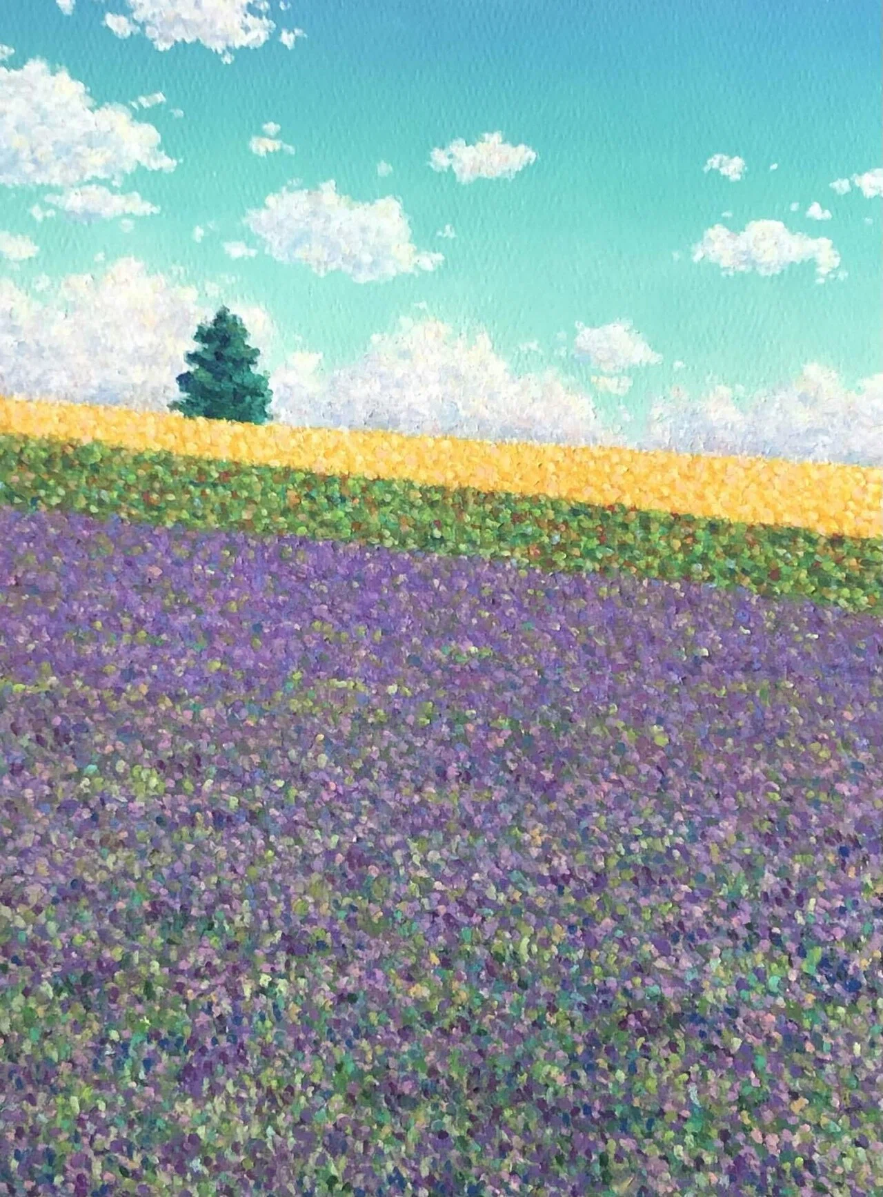 絵が出来るまで(オイルパステル)｜keitapastel(辻 恵太)