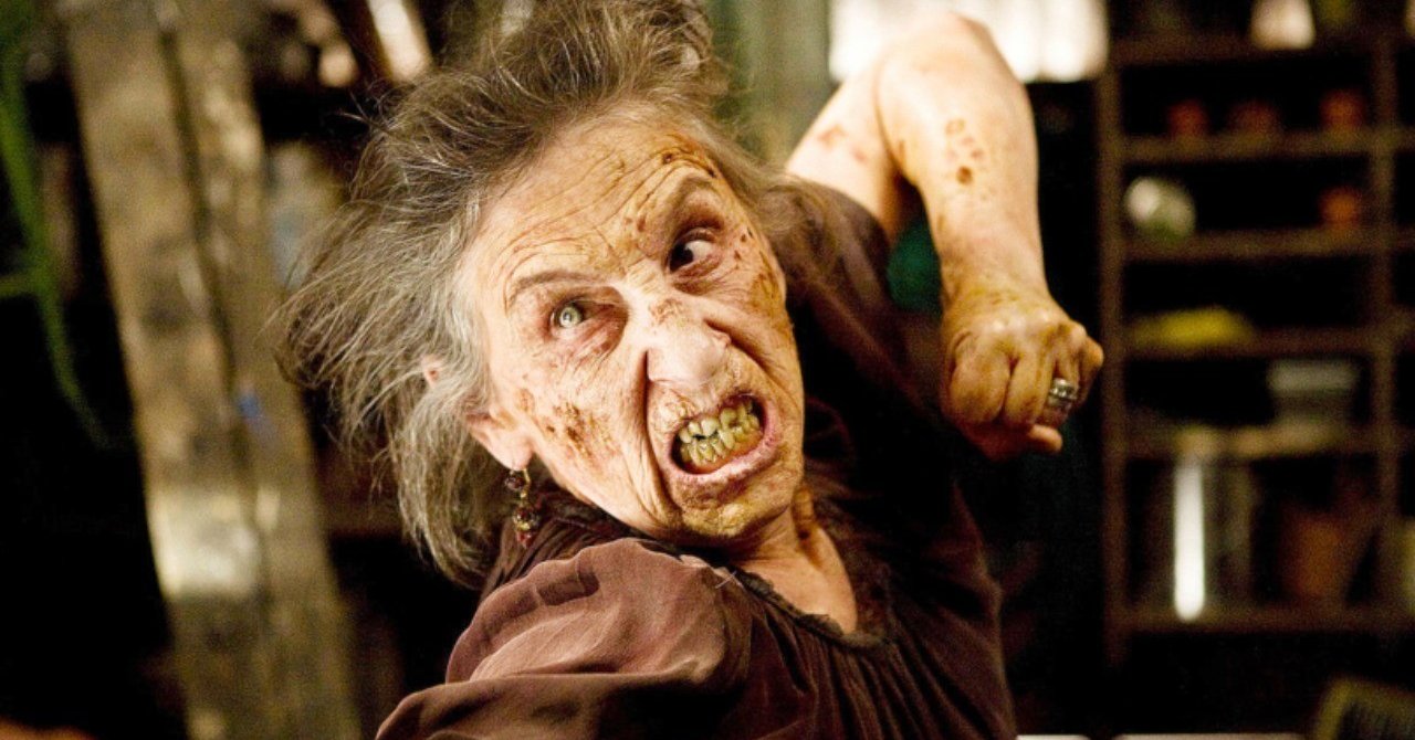 ババアが入れ歯で噛みついてくる映画 ビデオクレイジー note