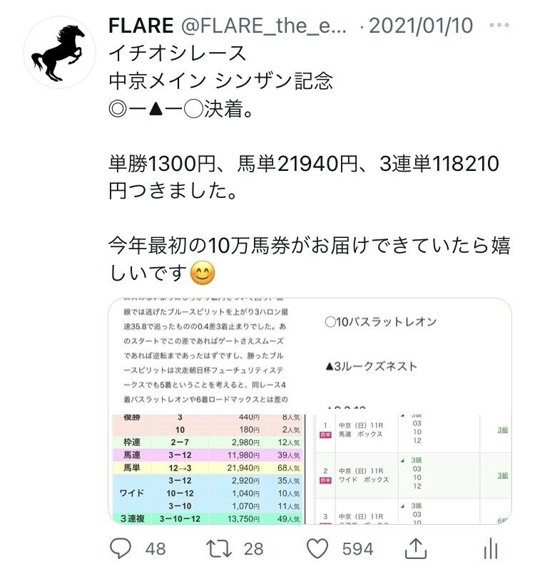 当店限定販売 ２２年２月１２日１３日三連単馬券３３本的中 馬連 馬単は多すぎて記載無理 情報 Www Elementorh Com Br