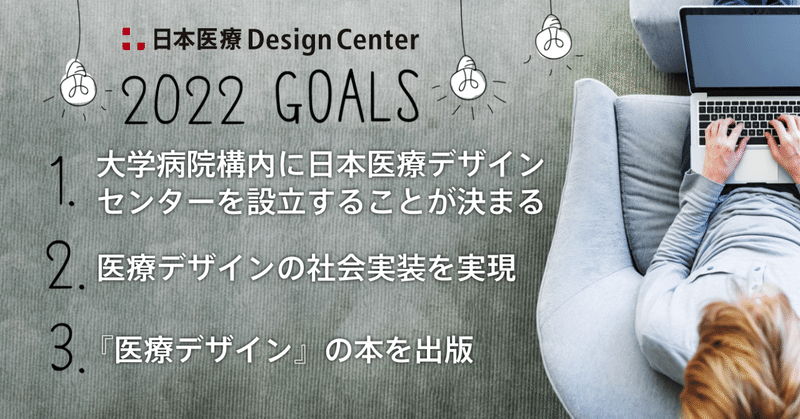 日本医療デザインセンターの
2022年の3つのコミットメント