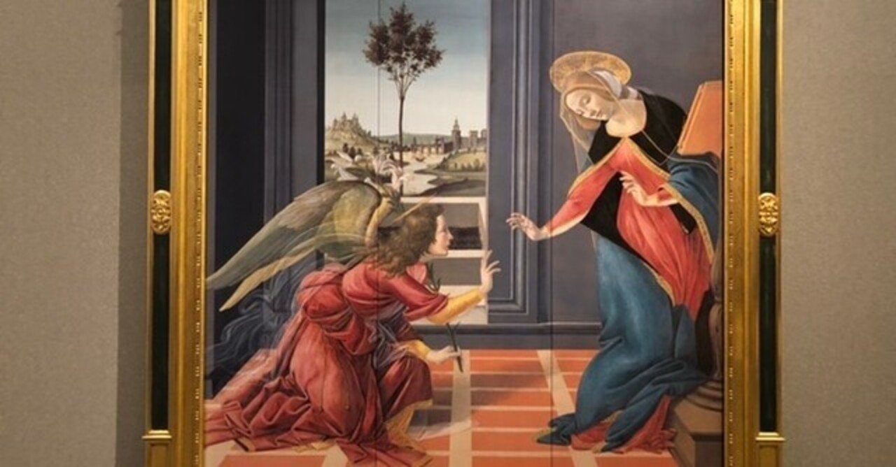 ボッティチェッリの作品《受胎告知》の特徴について｜hidetoshi_igawa