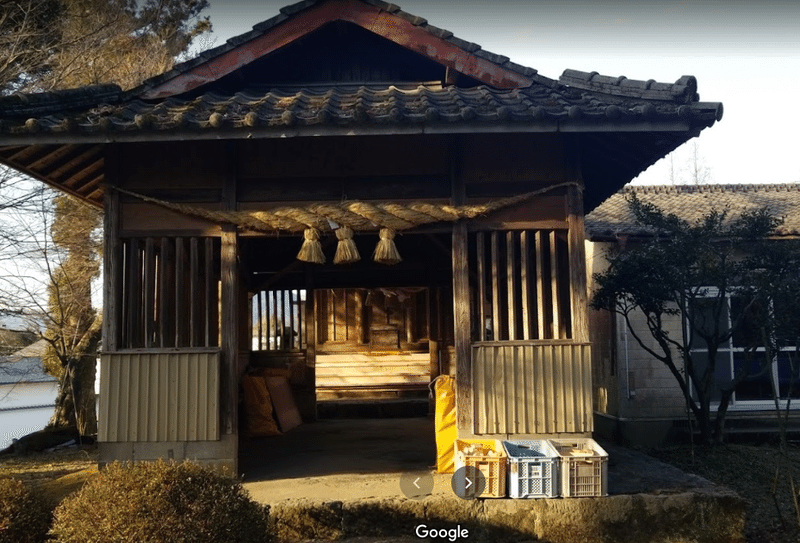 矢村社拝殿