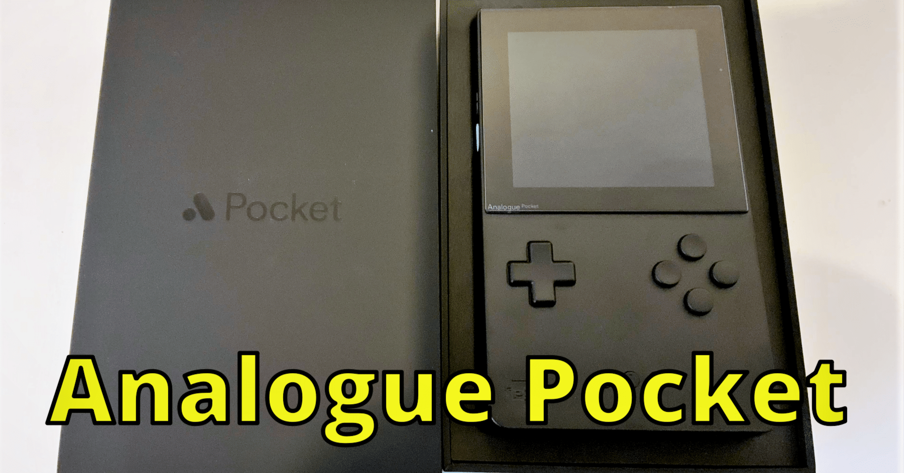 Analogue Pocketで早速遊んでみた！【到着開封＆レビュー 